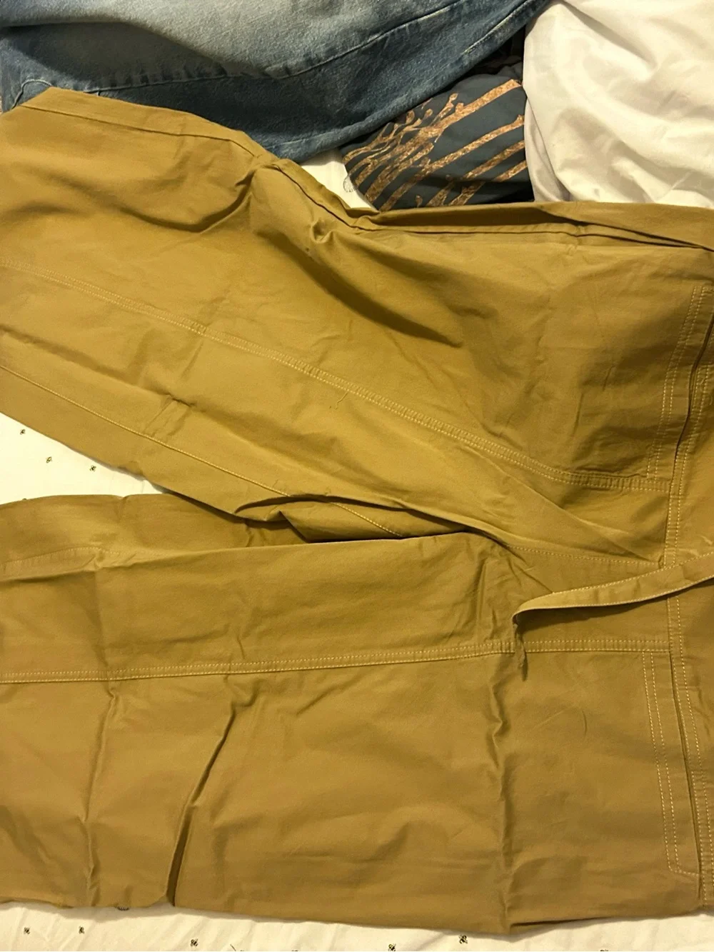 Free People NEW Paperbag Waist Pants in Tan